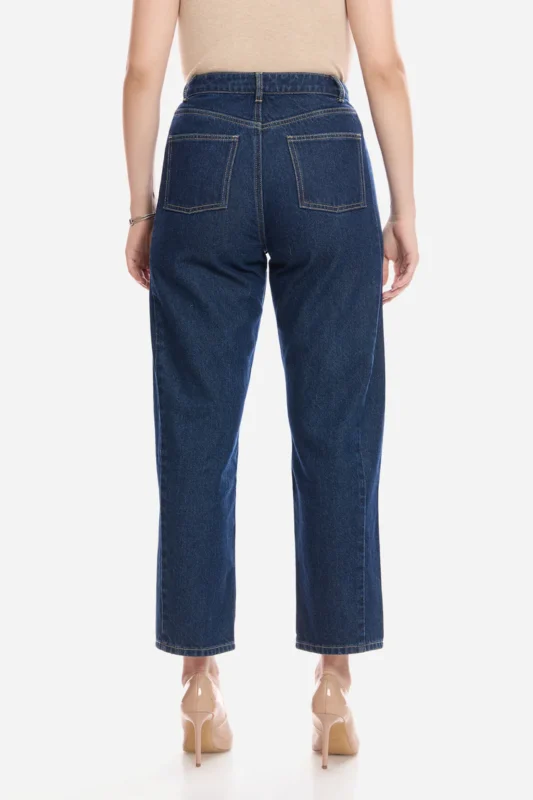 Denim Barrel Pants