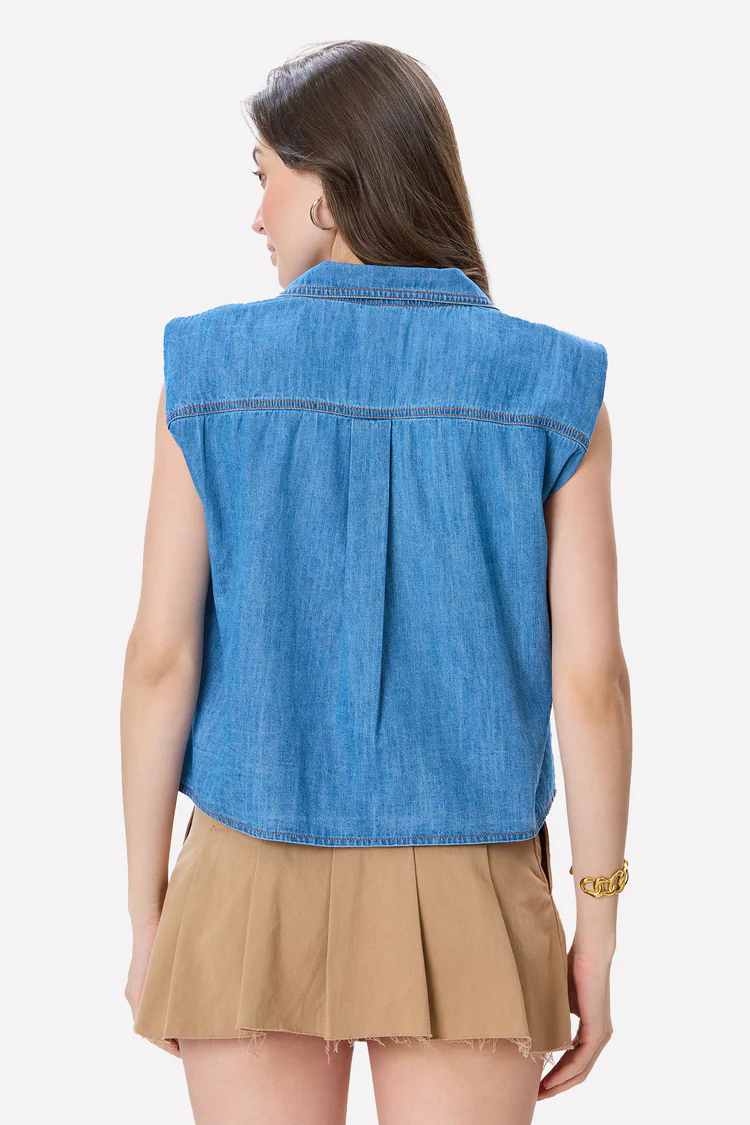 Cotton Padded Denim Shirt