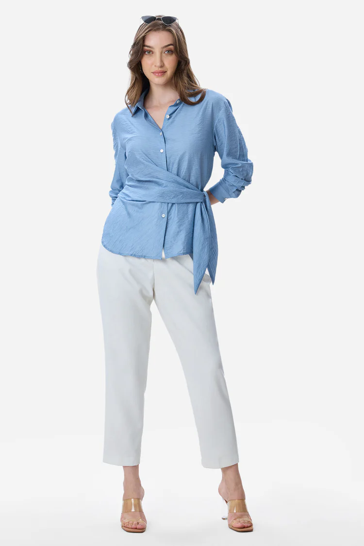 Viscose Side Knot Women’s Shirt