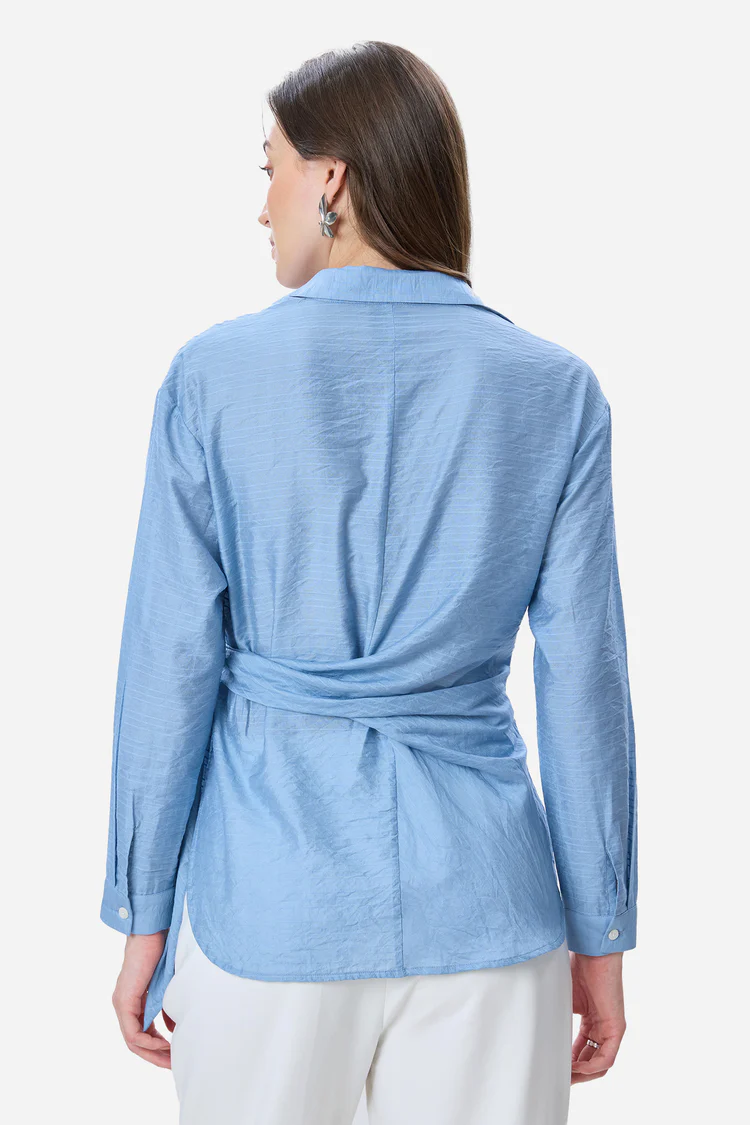 Viscose Side Knot Women’s Shirt