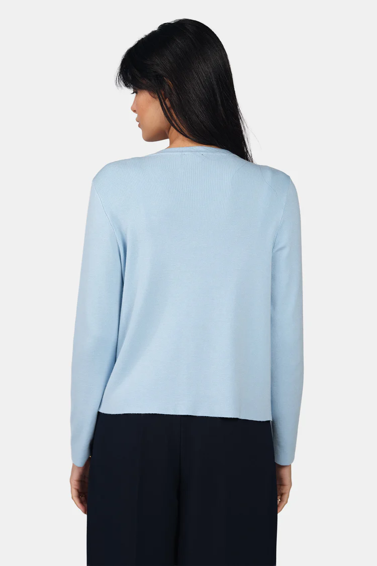 Cami Top with Knit Cardigan Layer