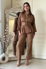 Tan Brown Co-Ord Set