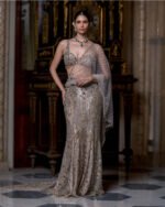 Silver & Gold Fitted Lehenga Set